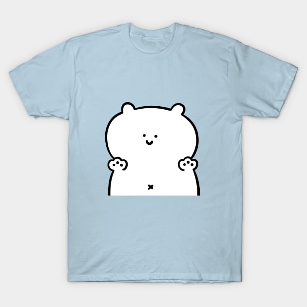 Cute Smiling Bear T-Shirt by Smilemerch 